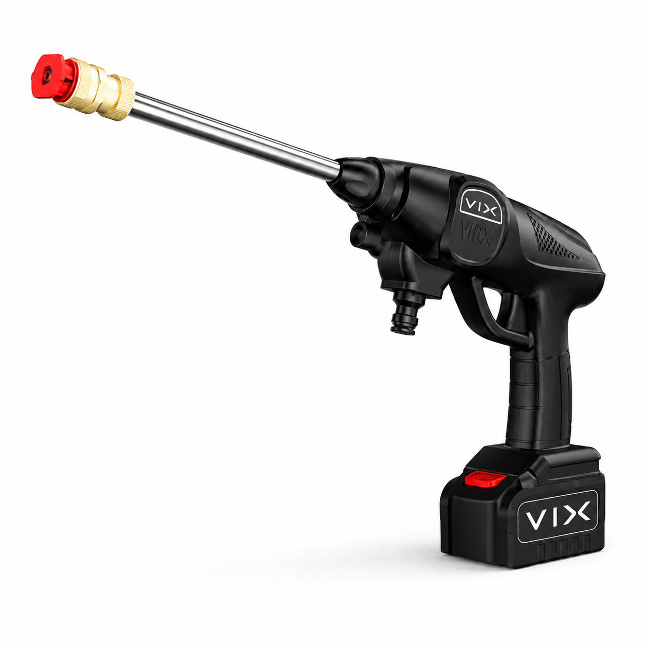 Pistola Lavadora Vix com 1 bateria 3 polos para limpeza de ar-condicionado