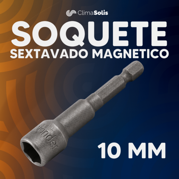 Soquete Sextavado Magnetico Vonder