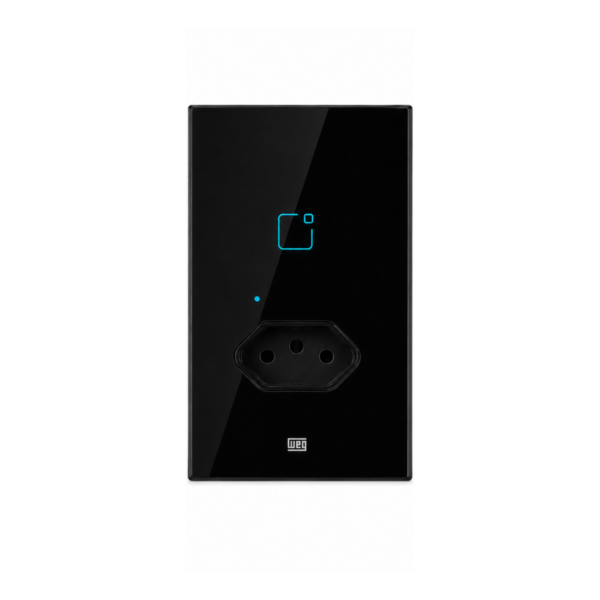 Interruptor Touch 1 Botão + Tomada 10a Zigbee Weg