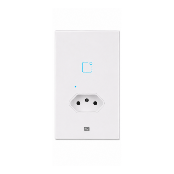Interruptor Touch 1 Botão + Tomada 10a Zigbee Weg